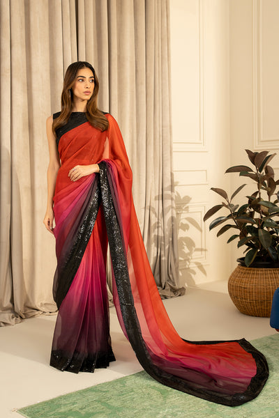 Palai Saree & Crop Top (Sleeveless)