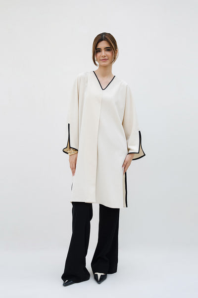 Contrast Trim Tunic