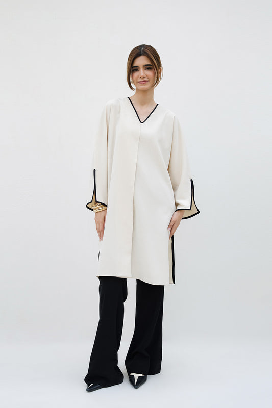 Contrast Trim Tunic