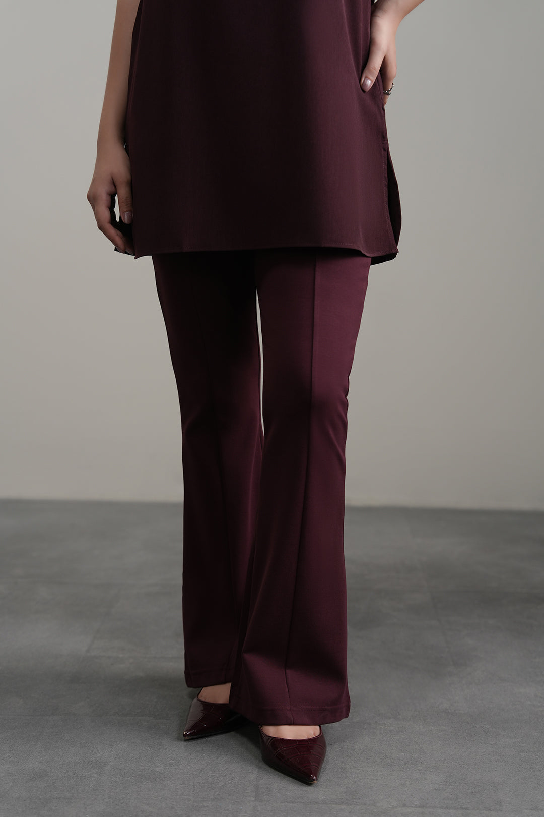 Luluknit Slim Bootcut Pants