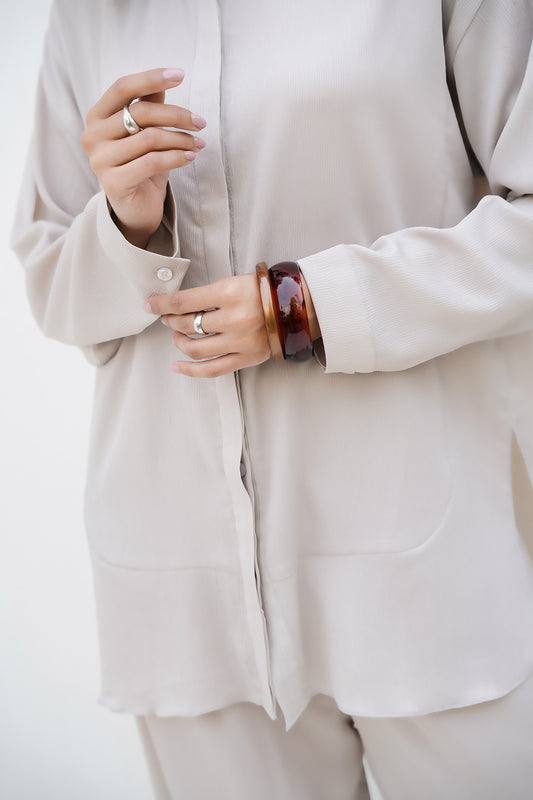 Textured Button Down