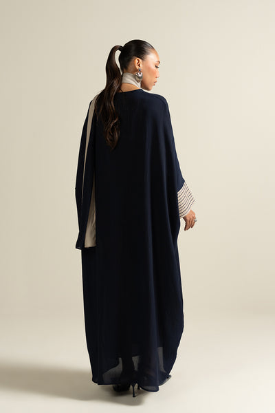 Navy Batwing Abaya