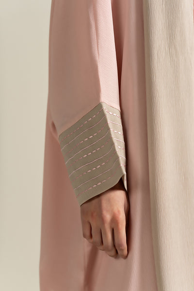 Pink Batwing Abaya