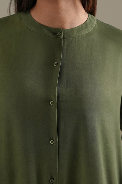 Evelia Long Button Down