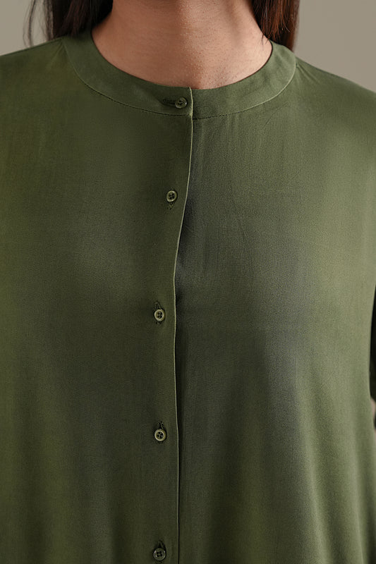 Evelia Long Button Down
