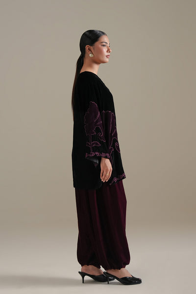 Noir Velvet Top