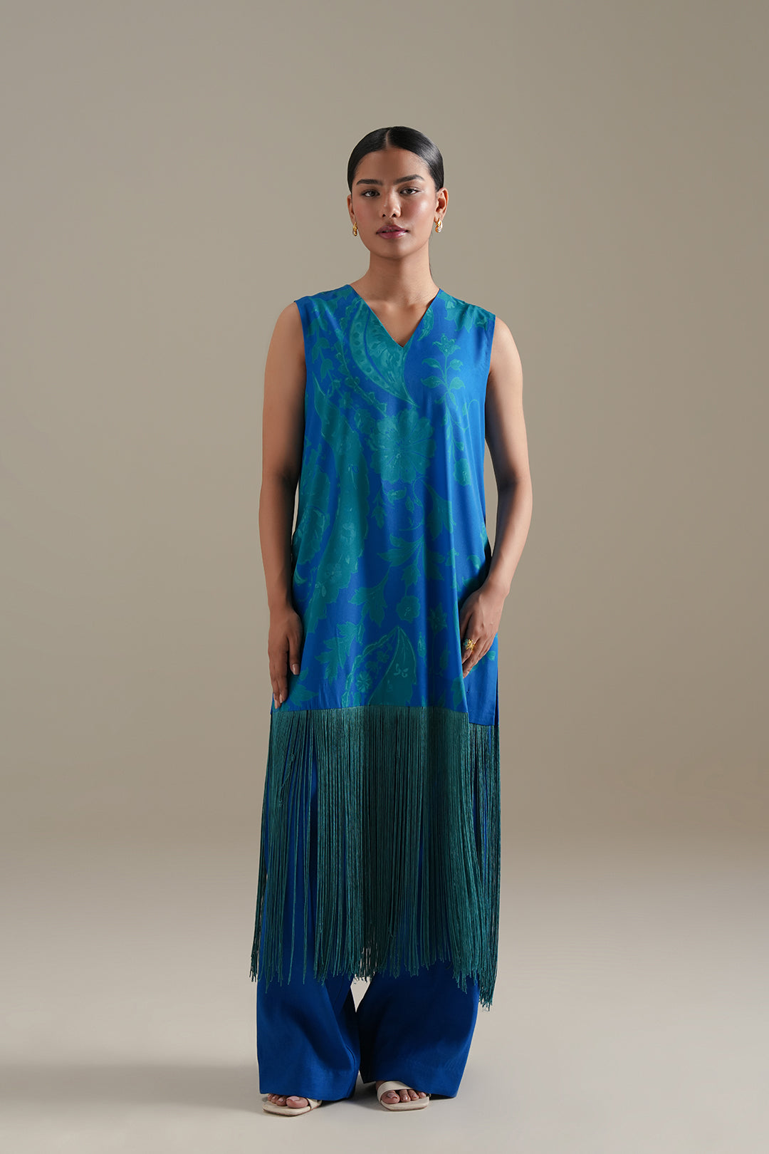 Fringe Tide Long (Sleeveless)