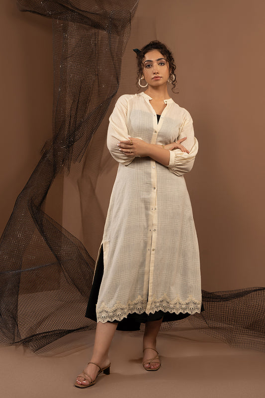 Raglan Button Down Dress