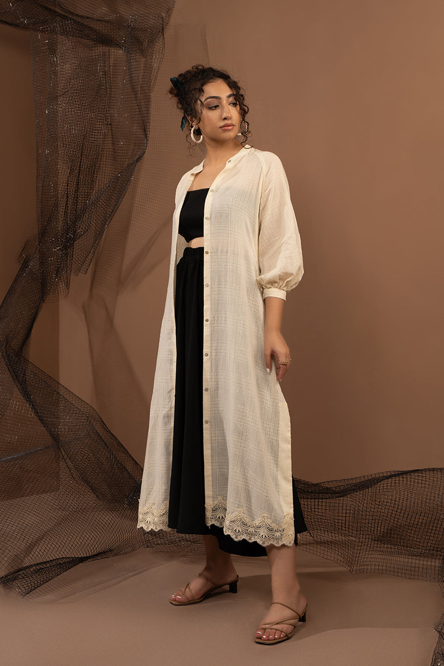 Raglan Button Down Dress