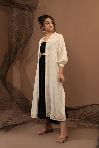 Raglan Button Down Dress