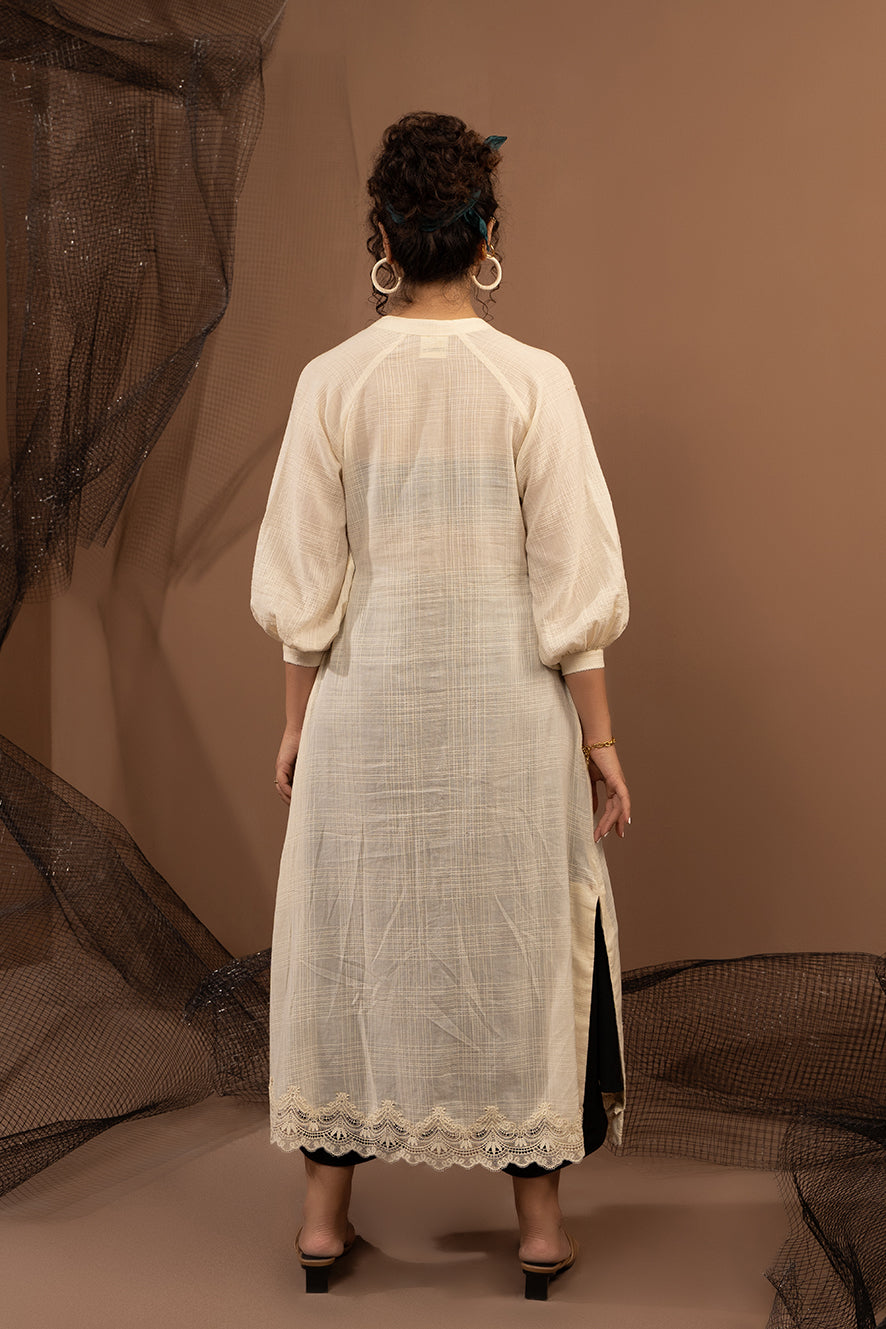 Raglan Button Down Dress