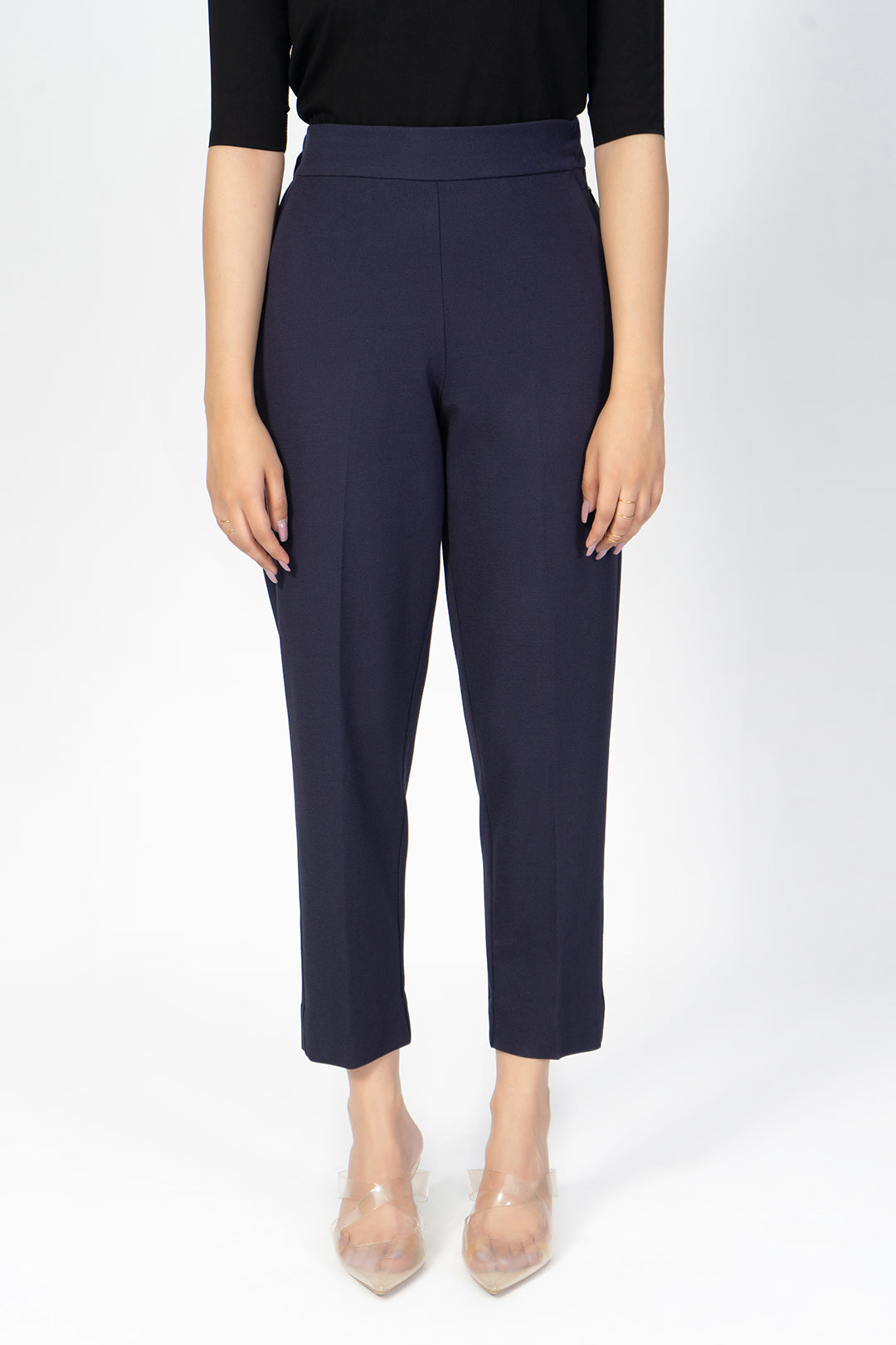 Luluknit Tapered Pants - Navy