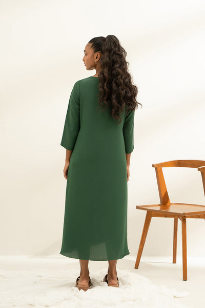 Side Overlap Dress