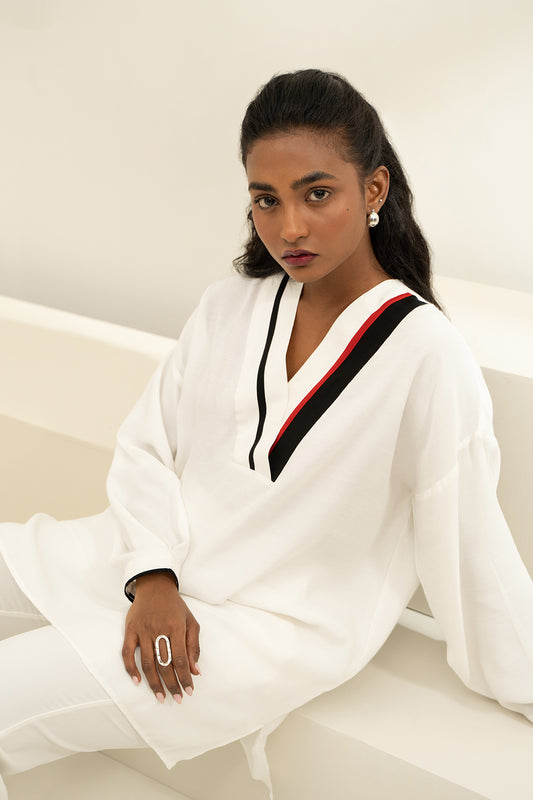 Oversized White Tunic