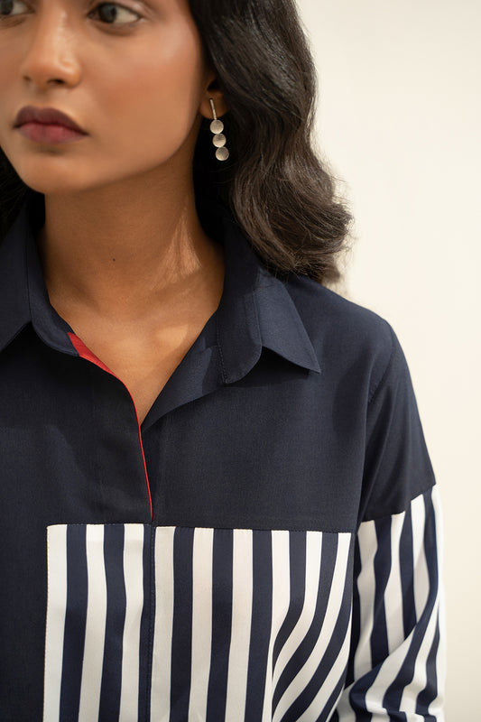 Striped Block Top