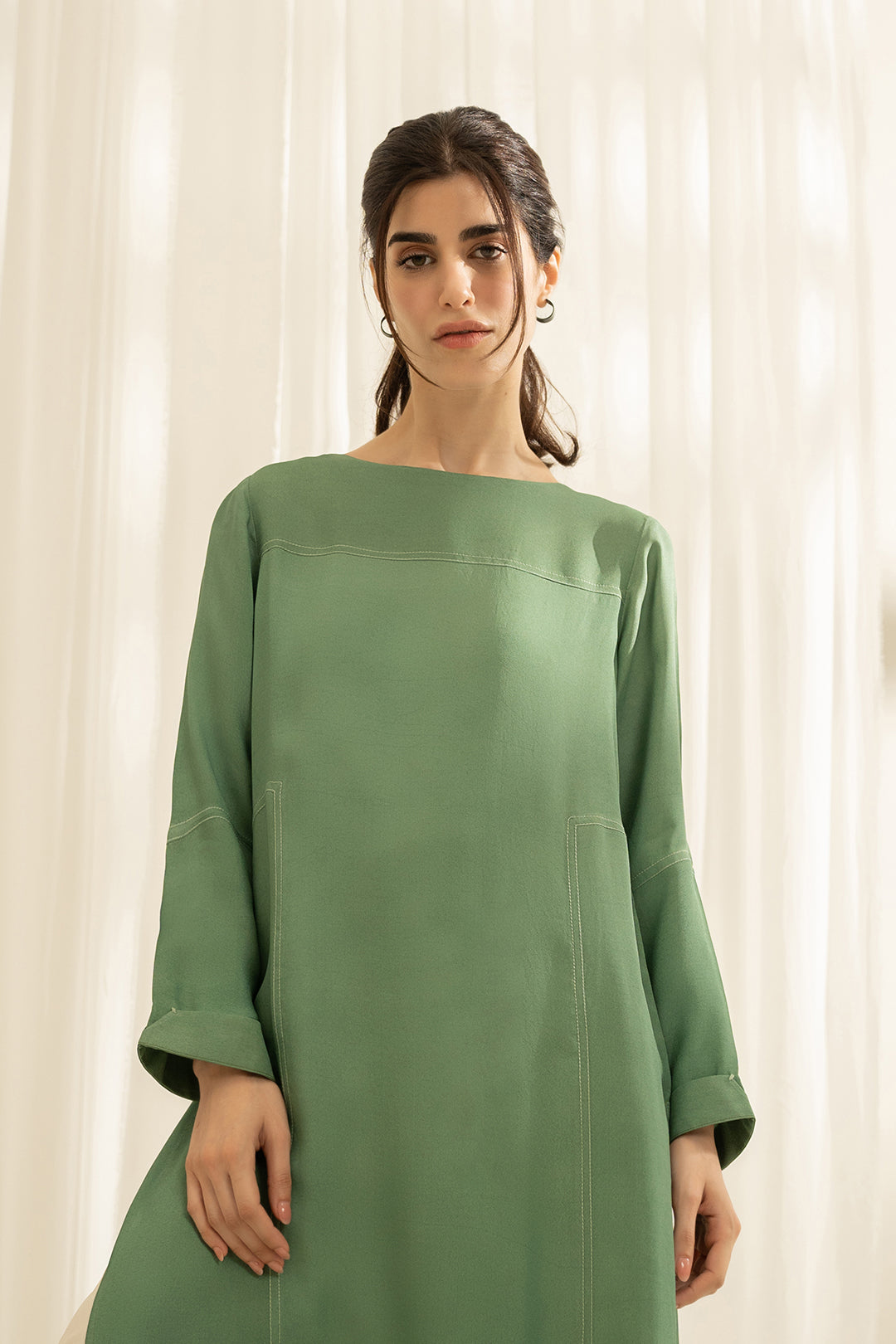 lulusar green dress Lulusar | Eid'23 Chapter II Whimsy and wonder, embodied in green silk Launching Tomorrow at 3PM - In stores and online #Eid2023 #stylewithlulusar