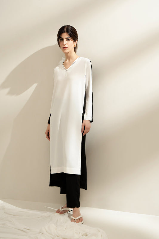 Monochrome Hi-Lo Shirt