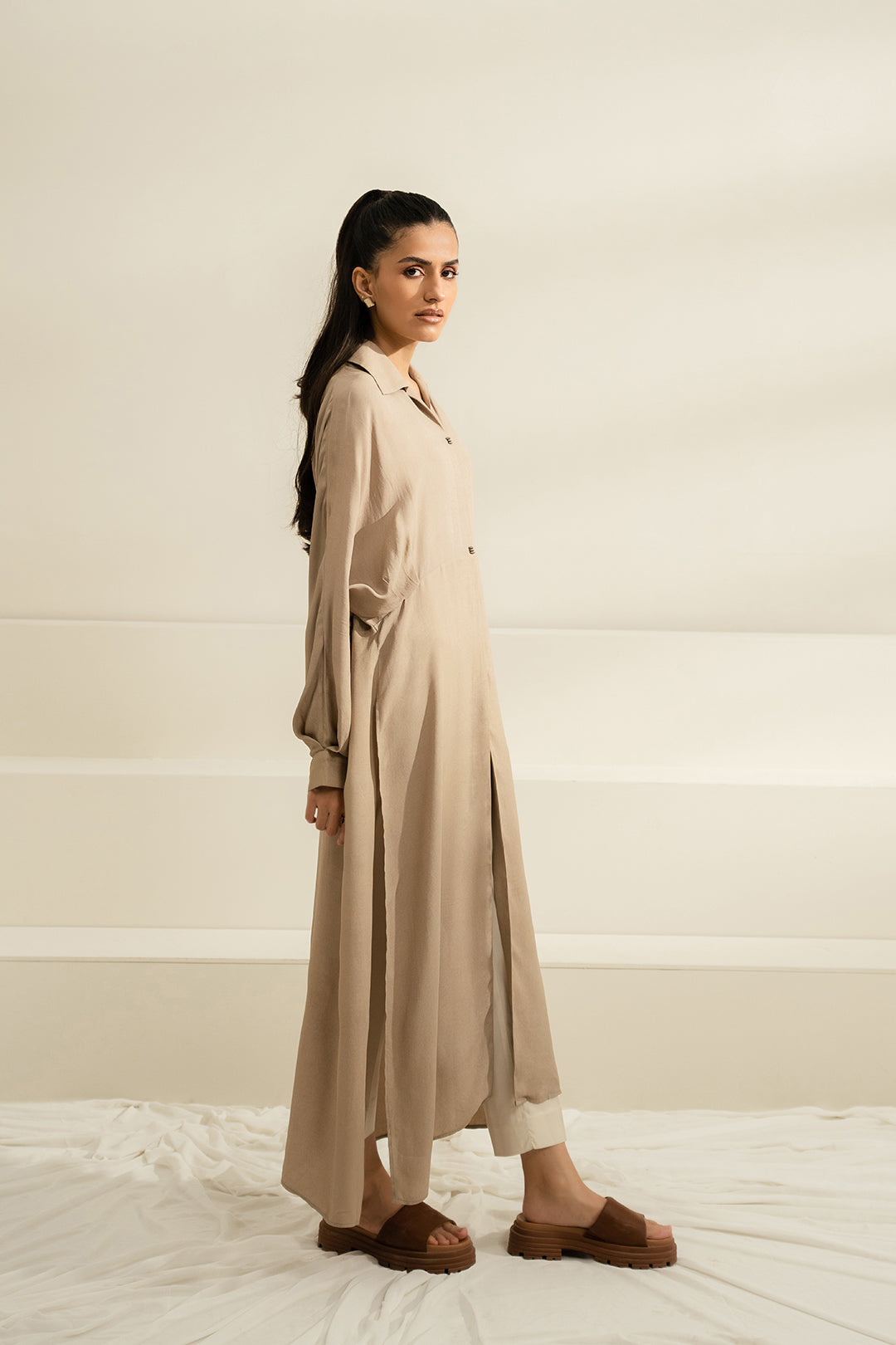 Knife Pleat Dress