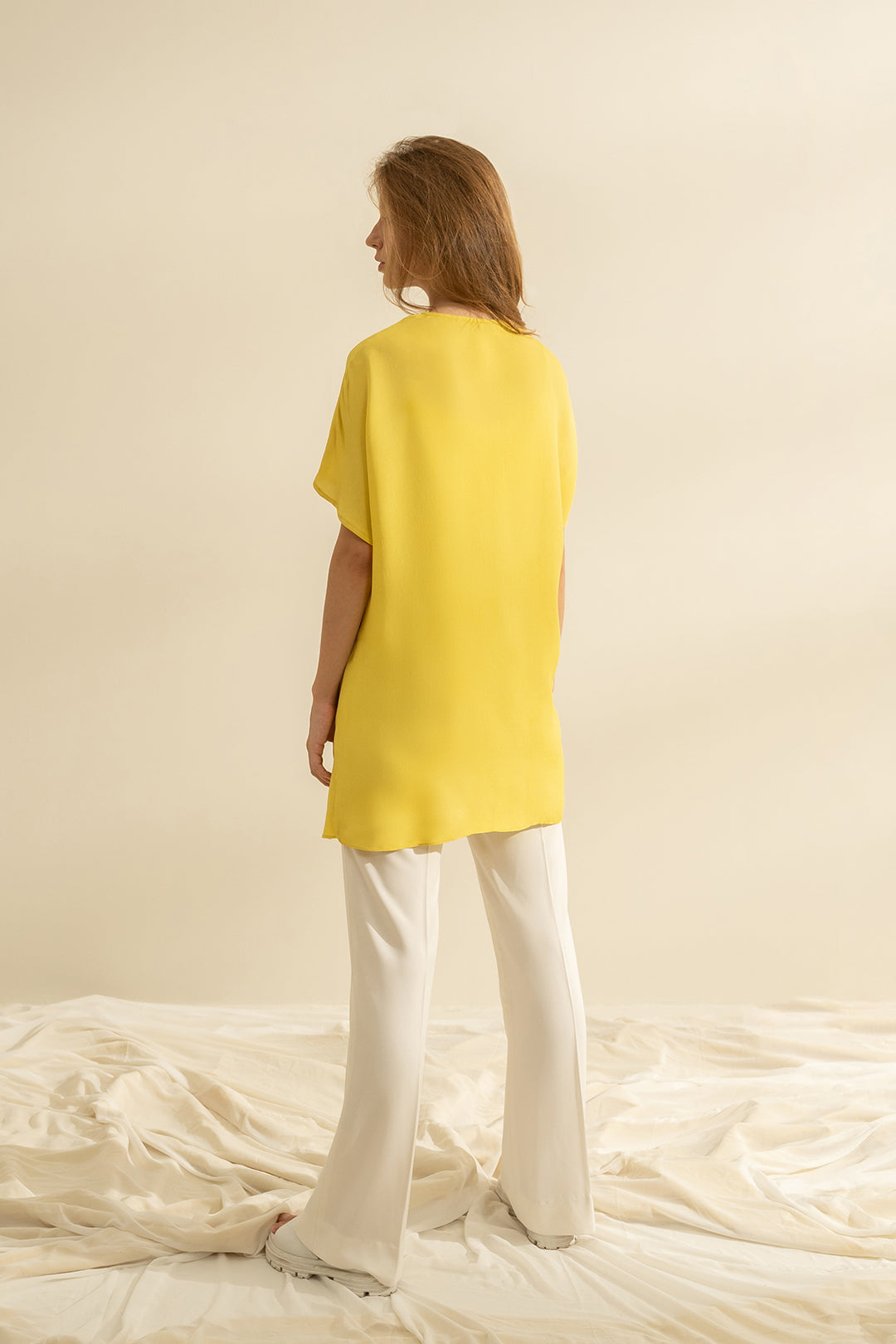 Yellow Draped Top