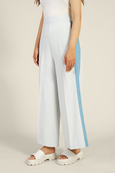 Blue Striped Pants