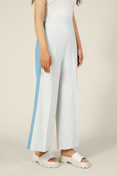 Blue Striped Pants