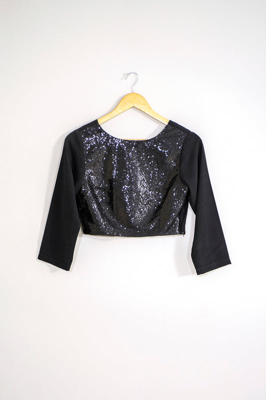 Marozai Crop Top & Saree