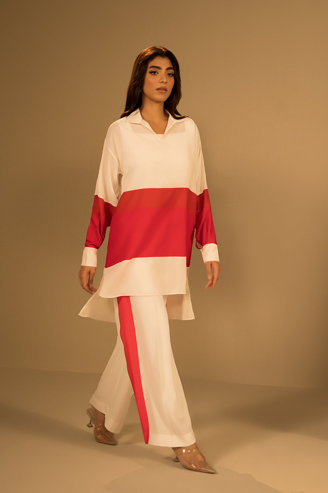 Rouge Color Block Top