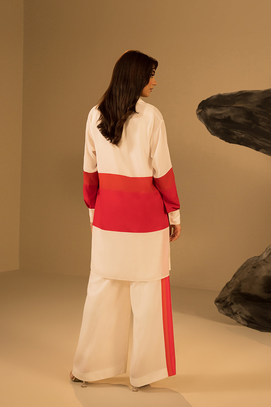 Rouge Color Block Top