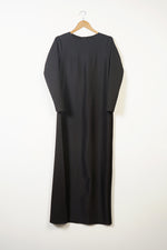 Black Asymmetric Knit Top