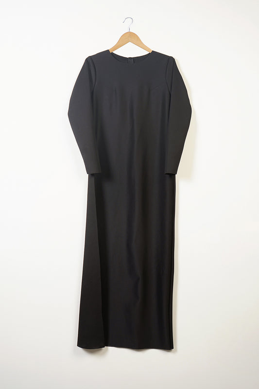 Black Asymmetric Knit Top