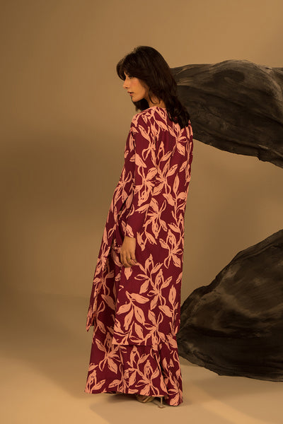 Stencil Floral Shrug