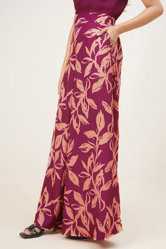 Stencil Floral Pants