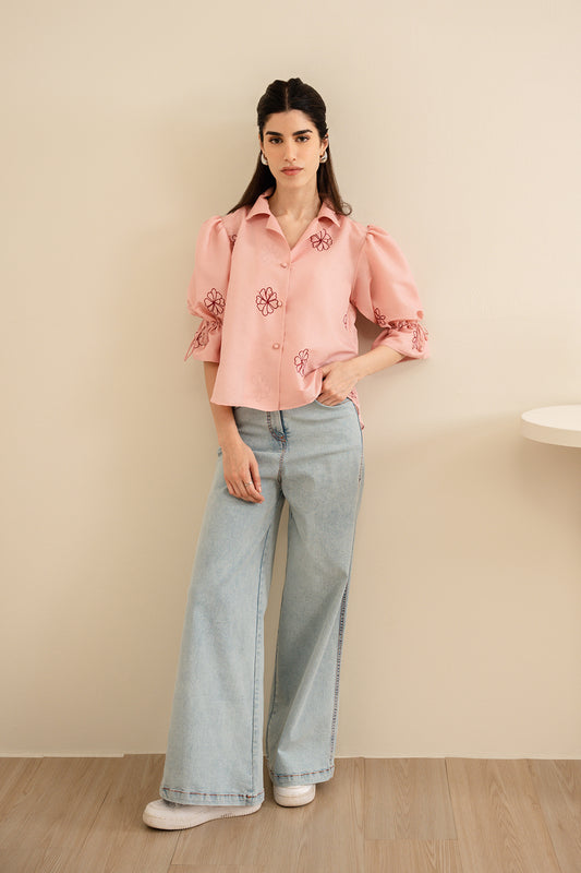 Daisy Button Down