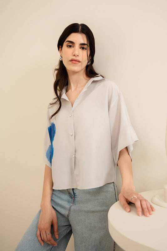 Ink Blotch Button Down