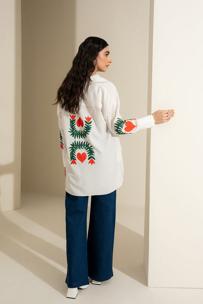 Asqur Button Up Top