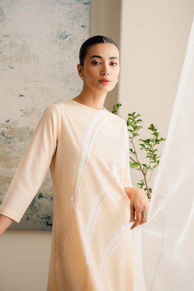 Peach Gleam Dress
