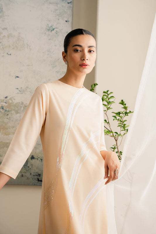 Peach Gleam Dress