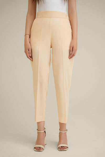 Peach Tapered Pants