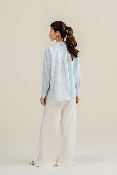 Blue Striped Button Down