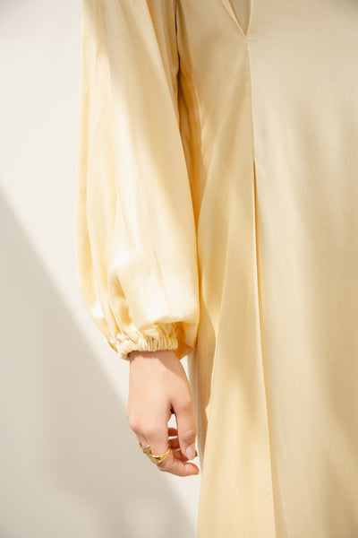Butter Yellow Dress