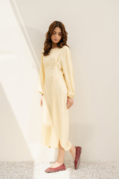 Butter Yellow Dress