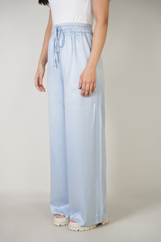 Aqua blue drawstring Pants