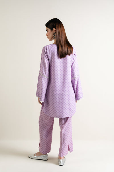 Lilac Jacquard Tunic