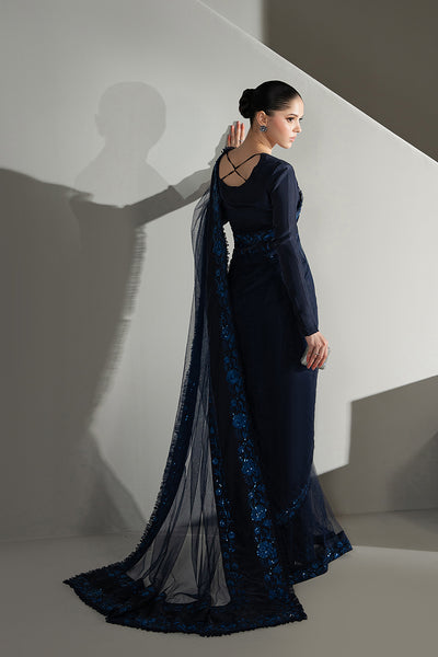 Durin Crop Top & Saree (2pc)