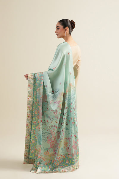 Gulban Crop Top & Saree (2Pc)