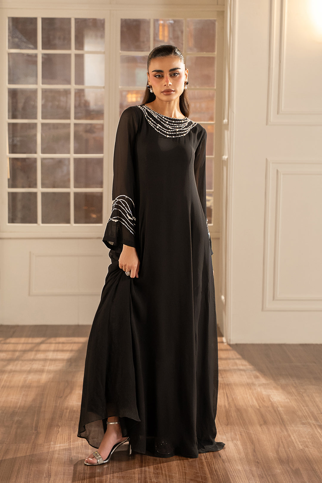modern eid dresses Modern Eid Wear for Women in Pink Satin