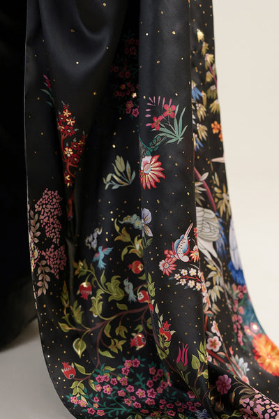 Lovien Crop Top & Saree (2 Pc)