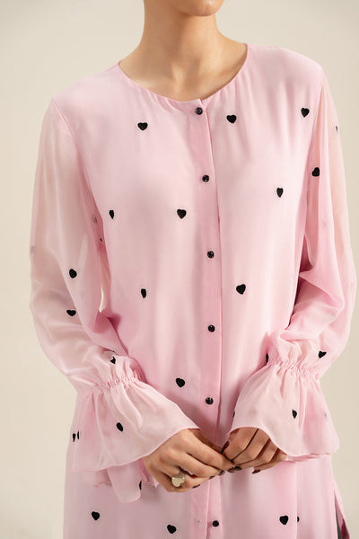 Pink Heartbeat Top