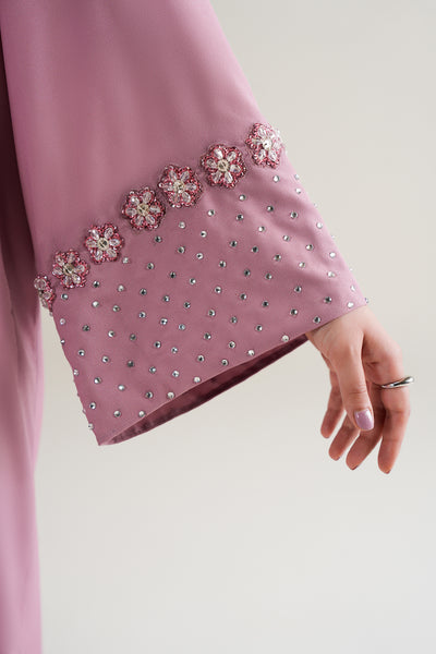 Crystal Blush Abaya