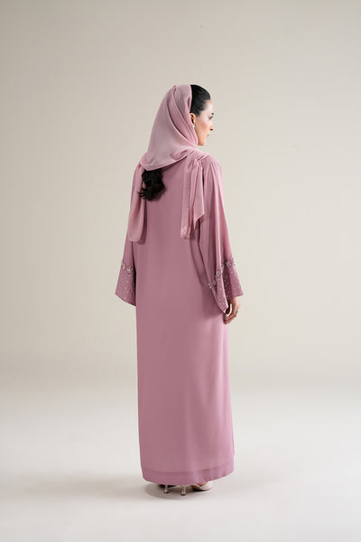 Crystal Blush Abaya